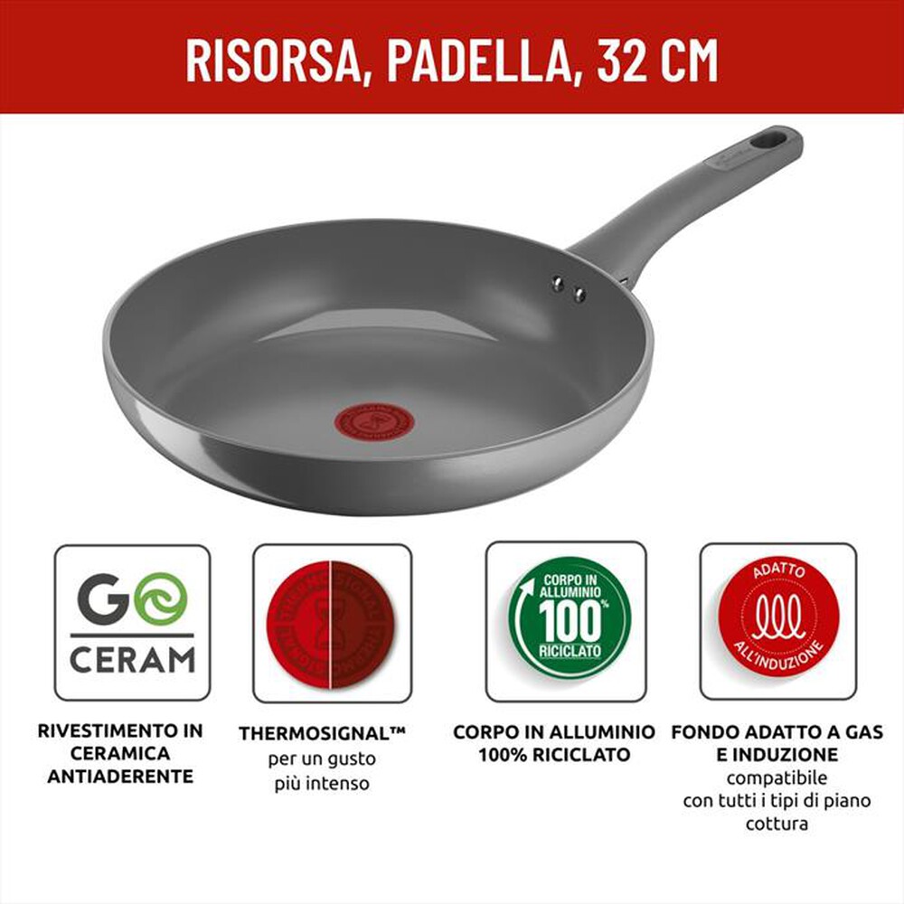 Immagine del prodotto LAGOSTINA - Risorsa Padella 32 cm-Grigio