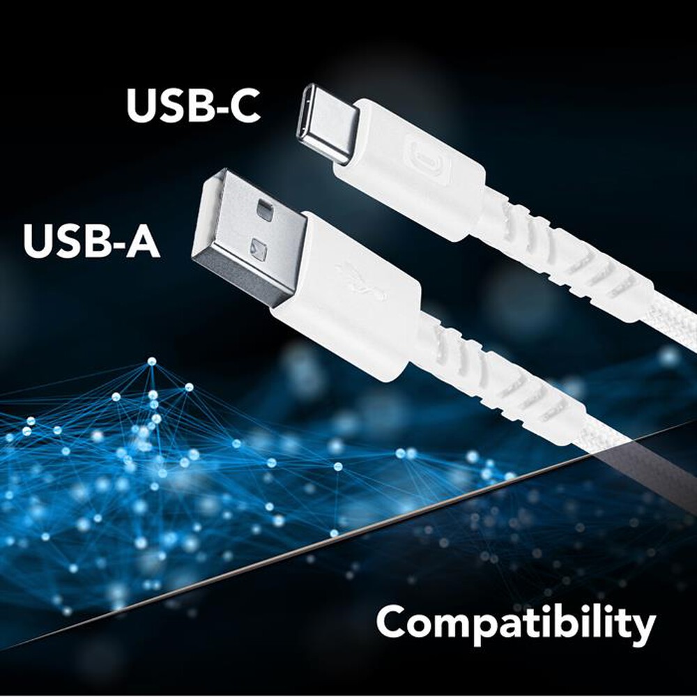 Immagine del prodotto CELLULARLINE - CAVO FLEXY 150CM 15W USB A TO USB C-Bianco