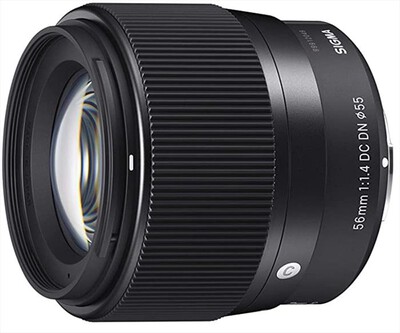 SIGMA - Obiettivo fisso 56/1.4 (C) AF DC DN L-MOUNT-Nero