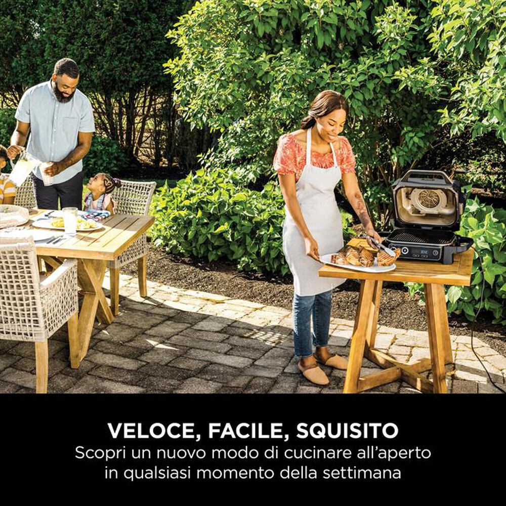 Immagine del prodotto NINJA - BBQ&nbsp;elettrico Woodfire+affumicatore OG701EU-nero