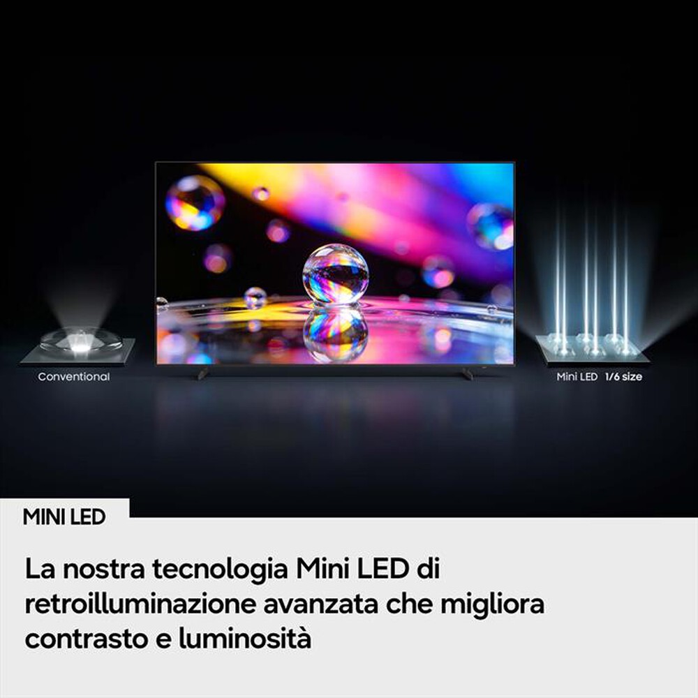 Immagine del prodotto SAMSUNG - Smart TV Mini LED 4K AI 75" UE75M80HAUXZT-Titan Black