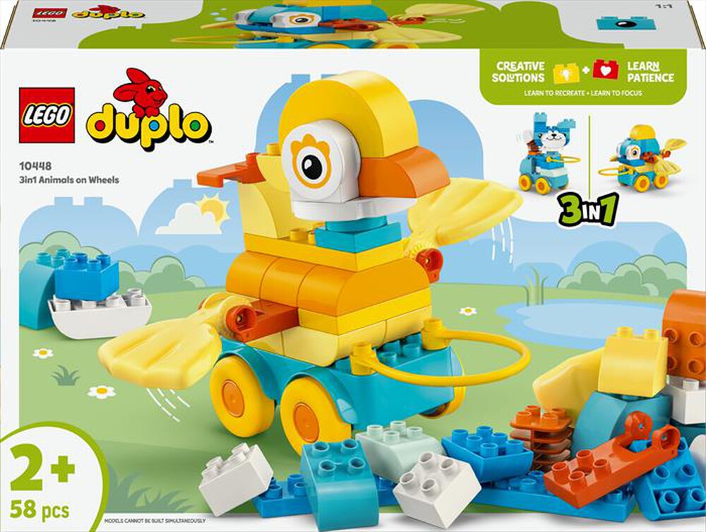 Immagine del prodotto LEGO - DUPLO Town Animali su ruote 3 in 1 10448
