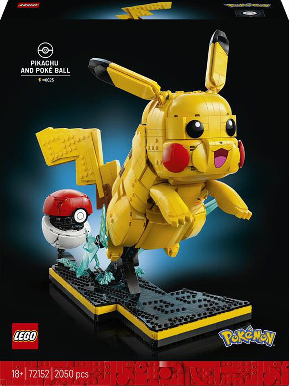Immagine del prodotto LEGO - POKEMON PIKACHU E POKE' BALL - 72152-Multicolore