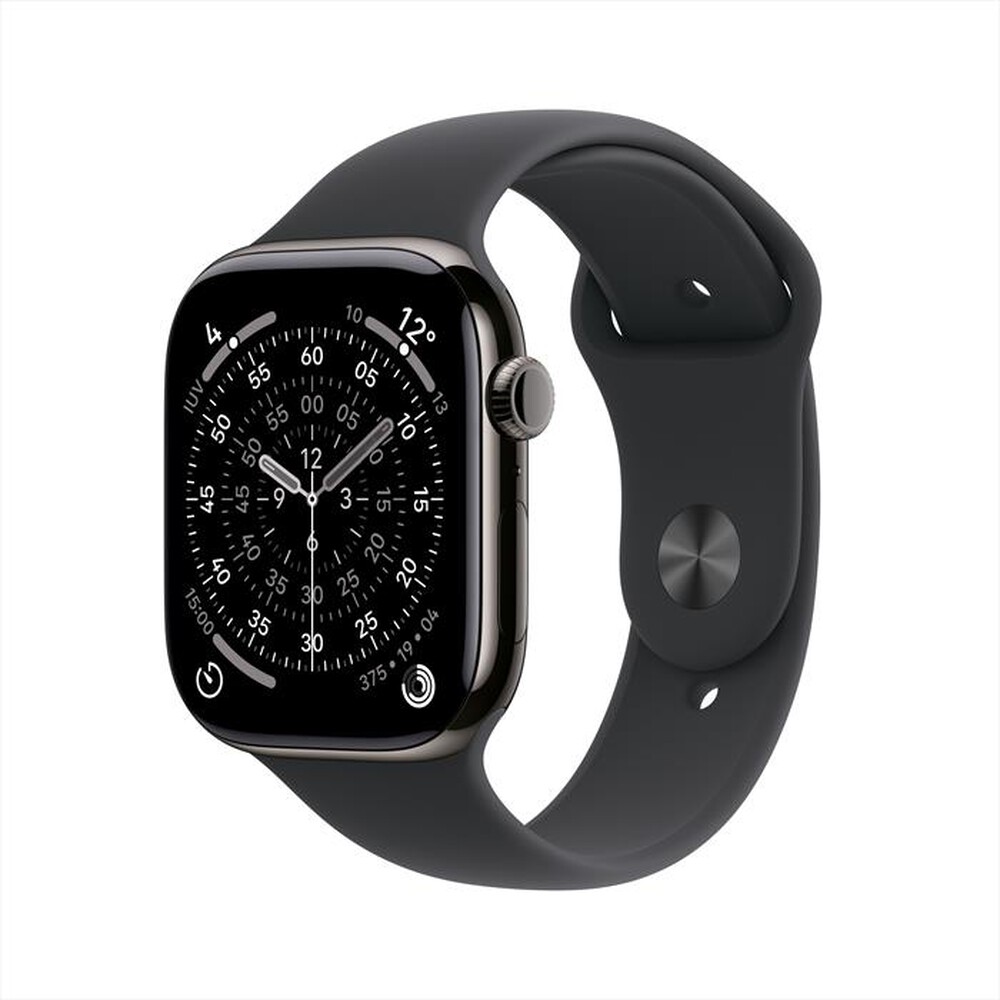 Immagine del prodotto APPLE - Watch Series 11 GPS + Cellular 46mm Titanio-Ardesia - Sport Band Nero M/L
