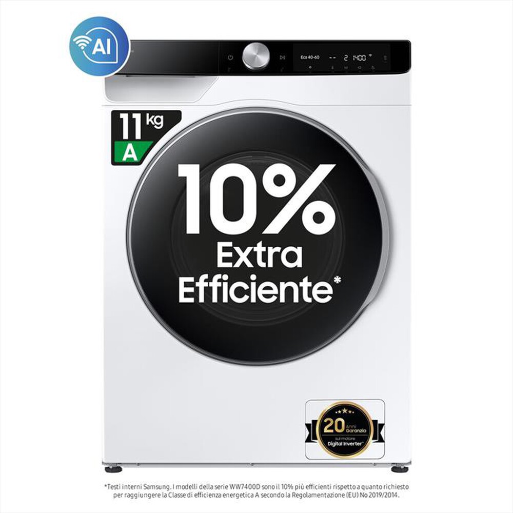 Immagine del prodotto SAMSUNG - Lavatrice WW11DG6B25LKU3 11 Kg Classe A-bianco