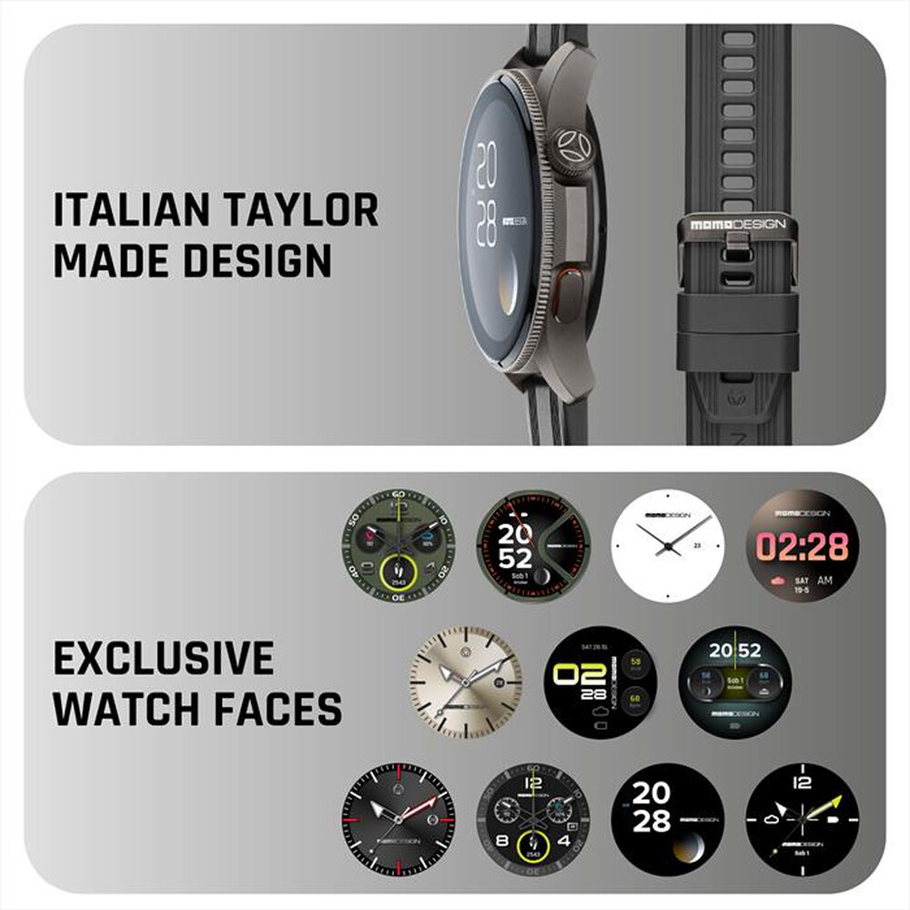 Immagine del prodotto CELLULARLINE - Smartwatch ZERO AMOLED 1.43" BLUETOOTH MOMO DESIGN-Nero