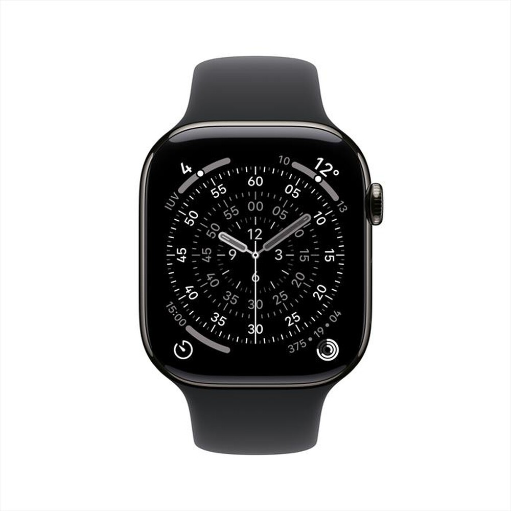 Immagine del prodotto APPLE - Watch Series 11 GPS + Cellular 46mm Titanio-Ardesia - Sport Band Nero M/L