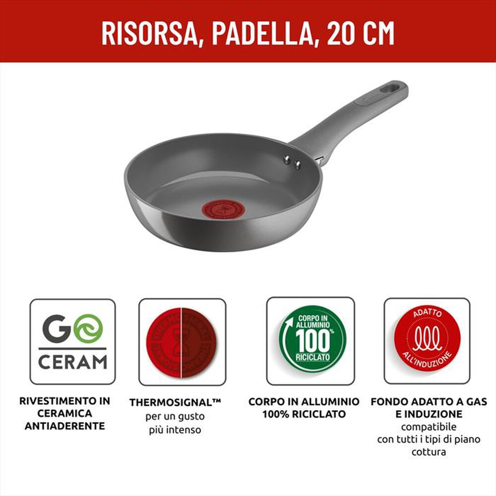 Immagine del prodotto LAGOSTINA - Risorsa Padella 20 cm-Grigio