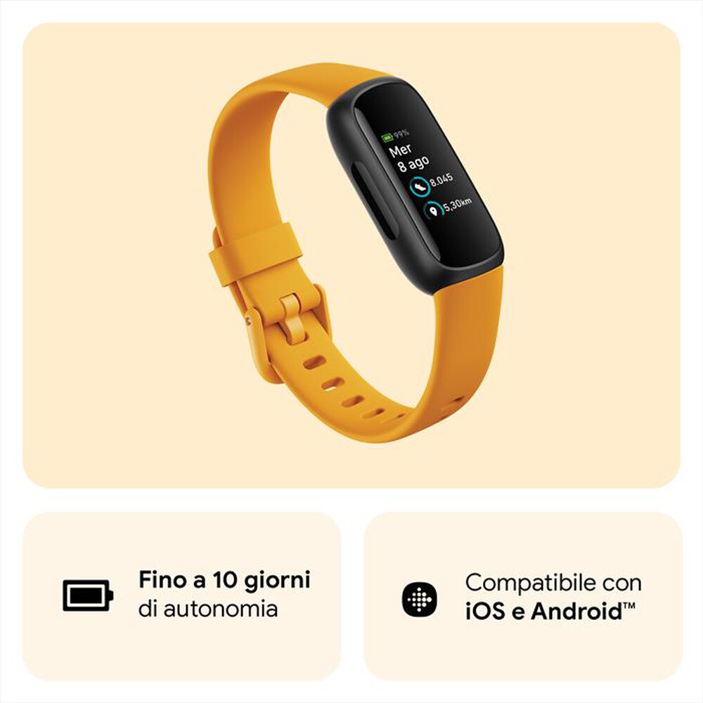 Immagine del prodotto FITBIT - INSPIRE 3 - FB424BKYW-nero/ giallo senape