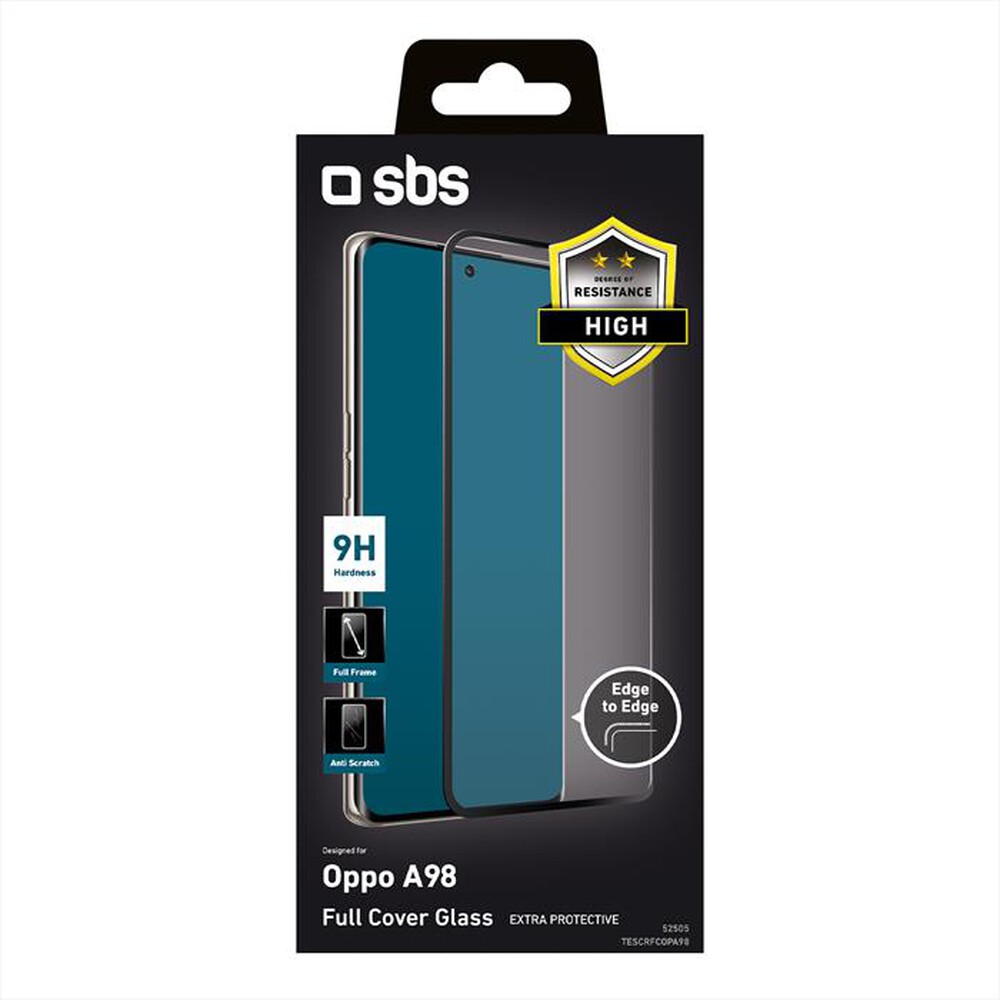 Immagine del prodotto SBS - Screen protector TESCRFCOPA98 per Oppo A98-Nero