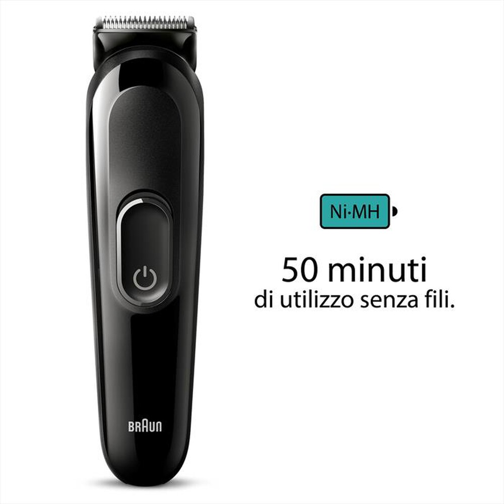 Immagine del prodotto BRAUN - Regolabarba MGK3410-NERO