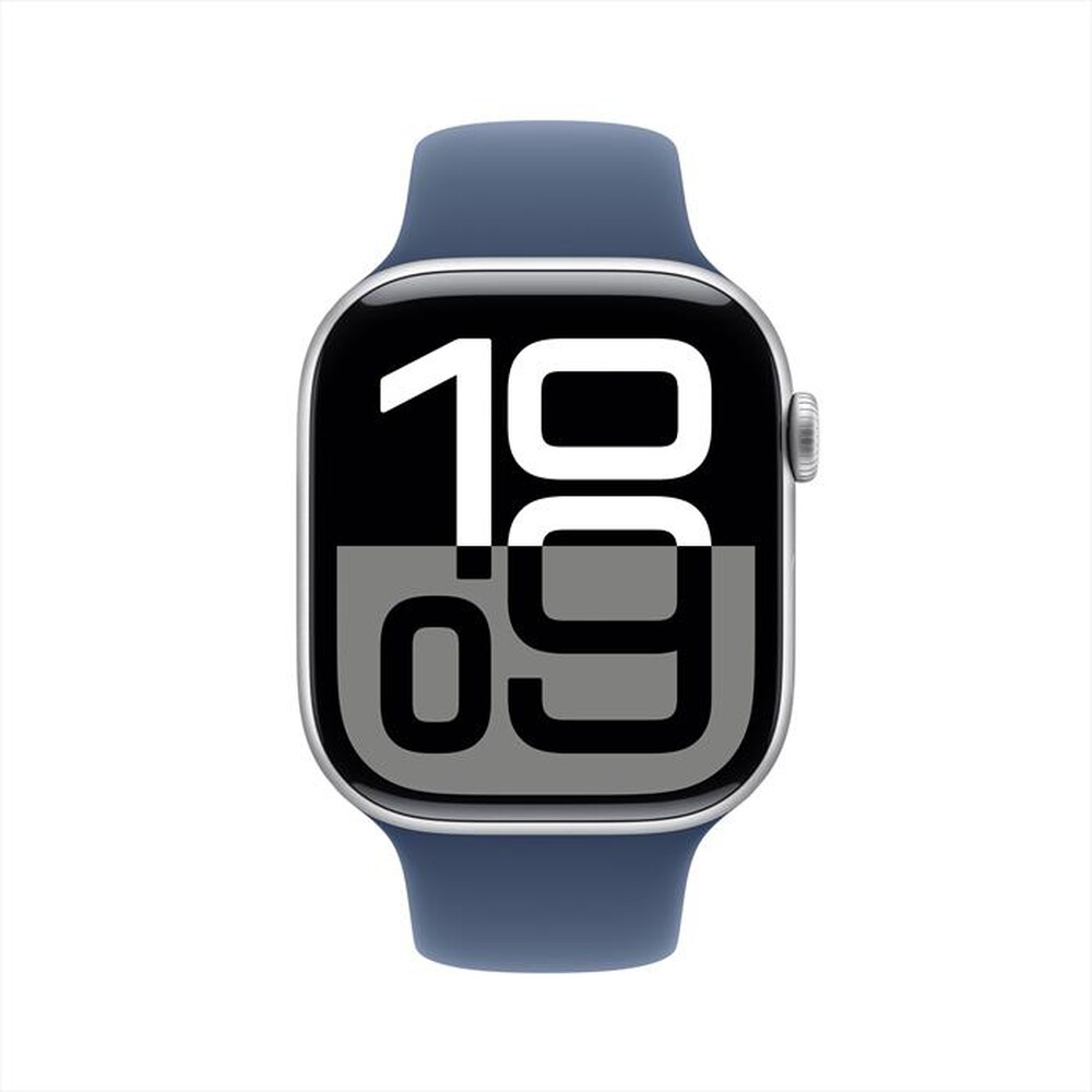 Immagine del prodotto APPLE - Watch Series 10 GPS 46mm Alluminio-Argento - Sport Band Denim S/M