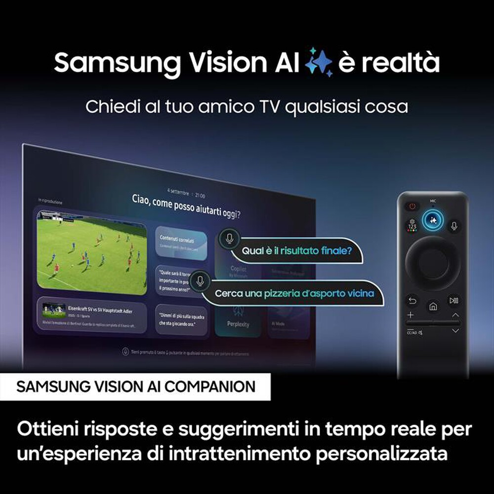 Immagine del prodotto SAMSUNG - Smart TV Q-LED UHD 4K 65" QE65Q7F5AUXZT-Black