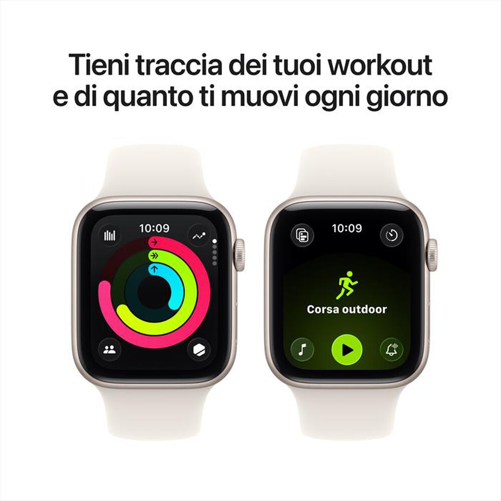 Immagine del prodotto APPLE - Watch SE 3 GPS + Cellular 44mm Alluminio-Sport Band Galassia - M/L
