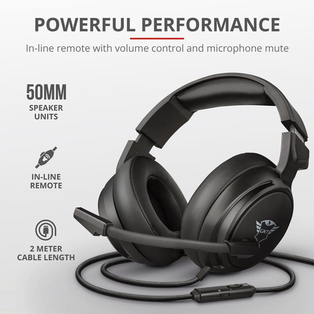 Immagine del prodotto TRUST - GXT433 PYLO HEADSET-Black