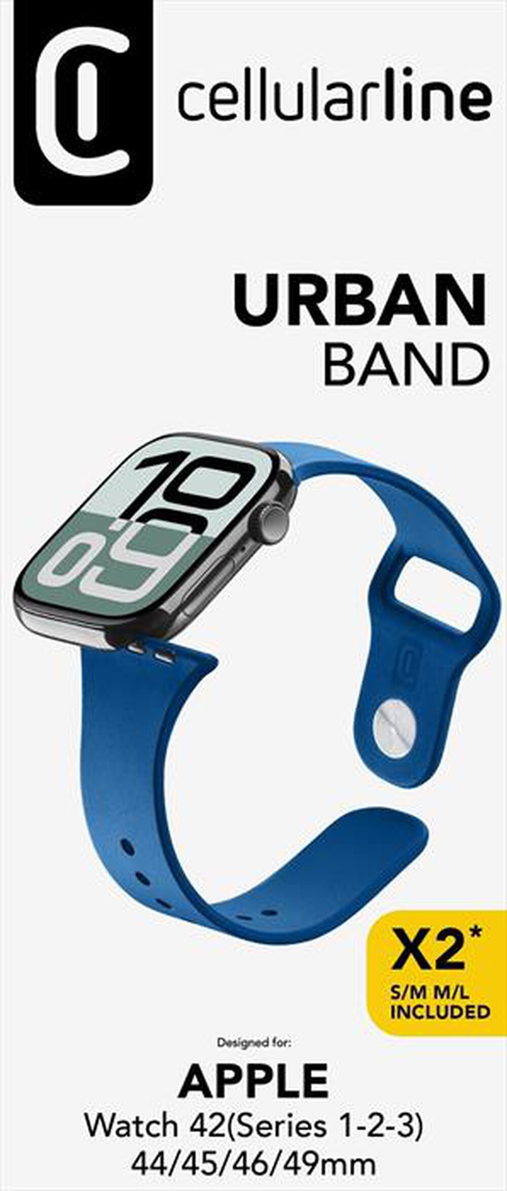 Immagine del prodotto CELLULARLINE - URBANAPPWATCH4244B-Blu