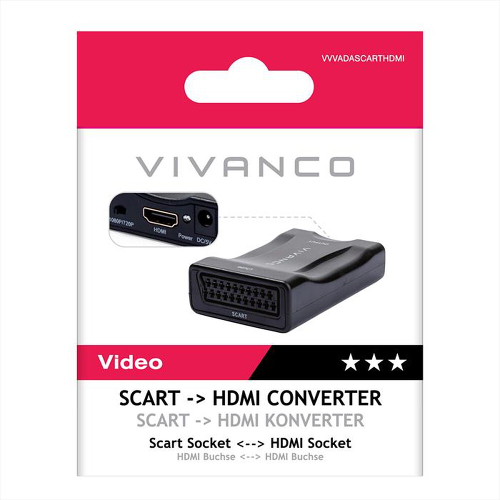 Immagine del prodotto SBS - SCART-HDMI Converter-Nero