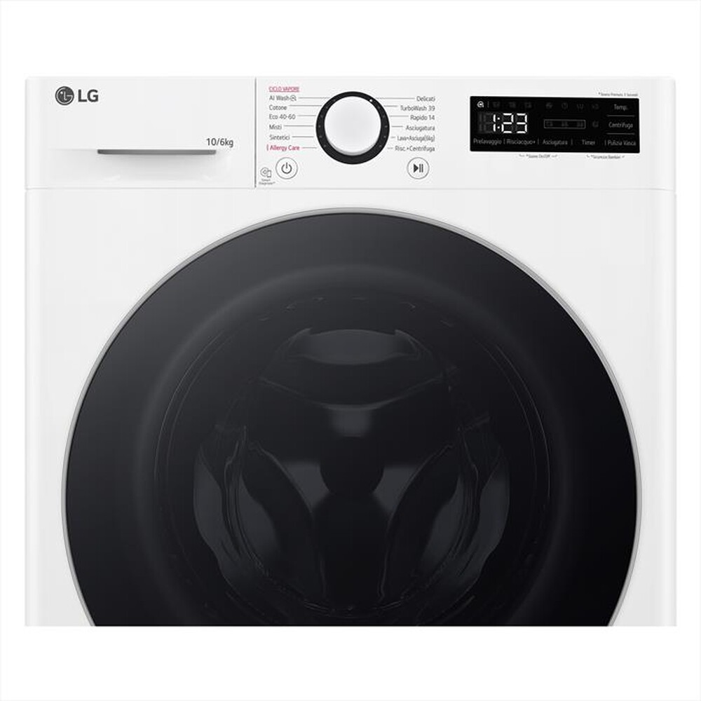 Immagine del prodotto LG - Lavasciuga D4R5010TSWS 10/6 Kg Classe A-Bianco