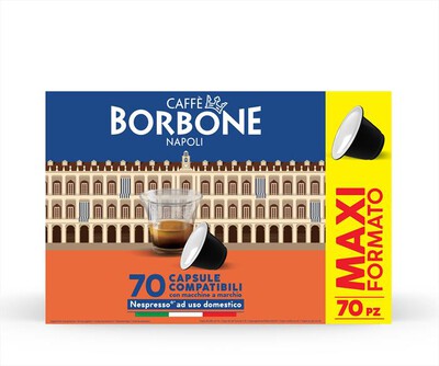 CAFFE BORBONE - Espresso Miscela Nobile 70pz capsule Nespresso-Multicolore