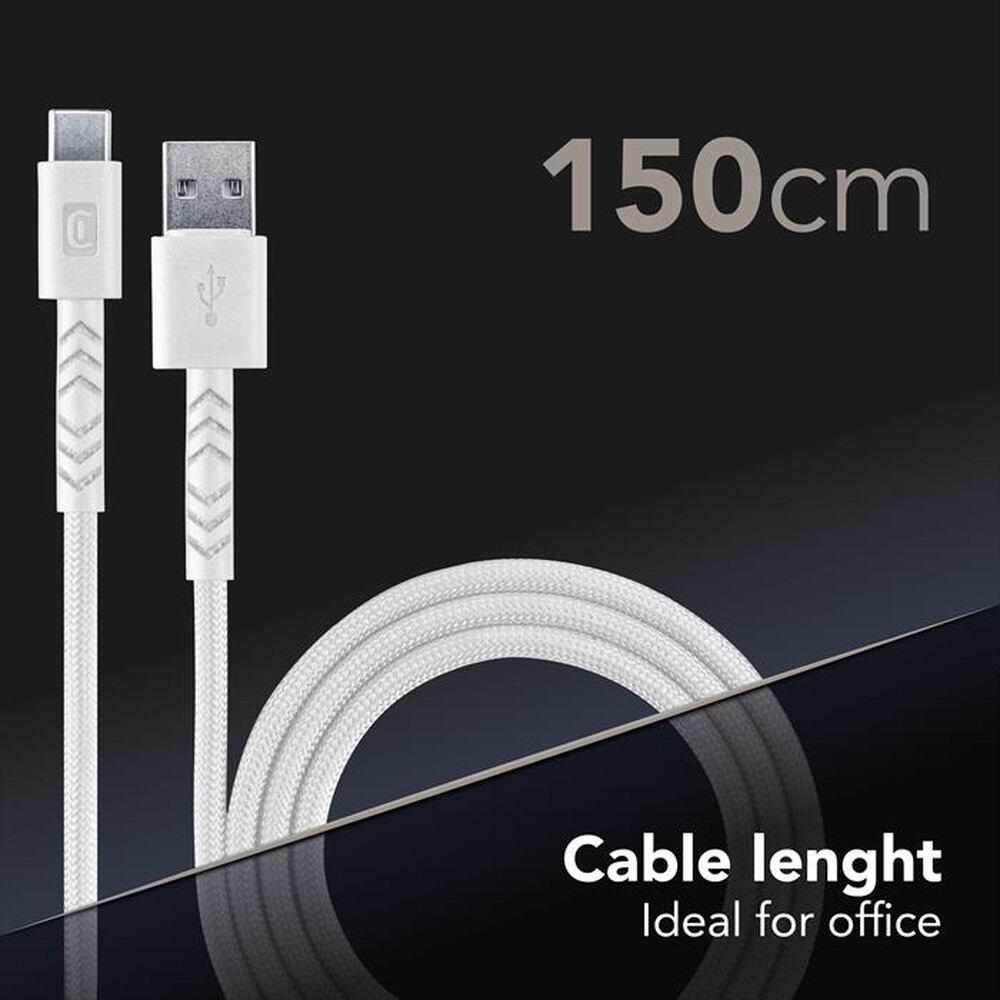 Immagine del prodotto CELLULARLINE - CAVO FLEXY 150CM 15W USB A TO USB C-Bianco