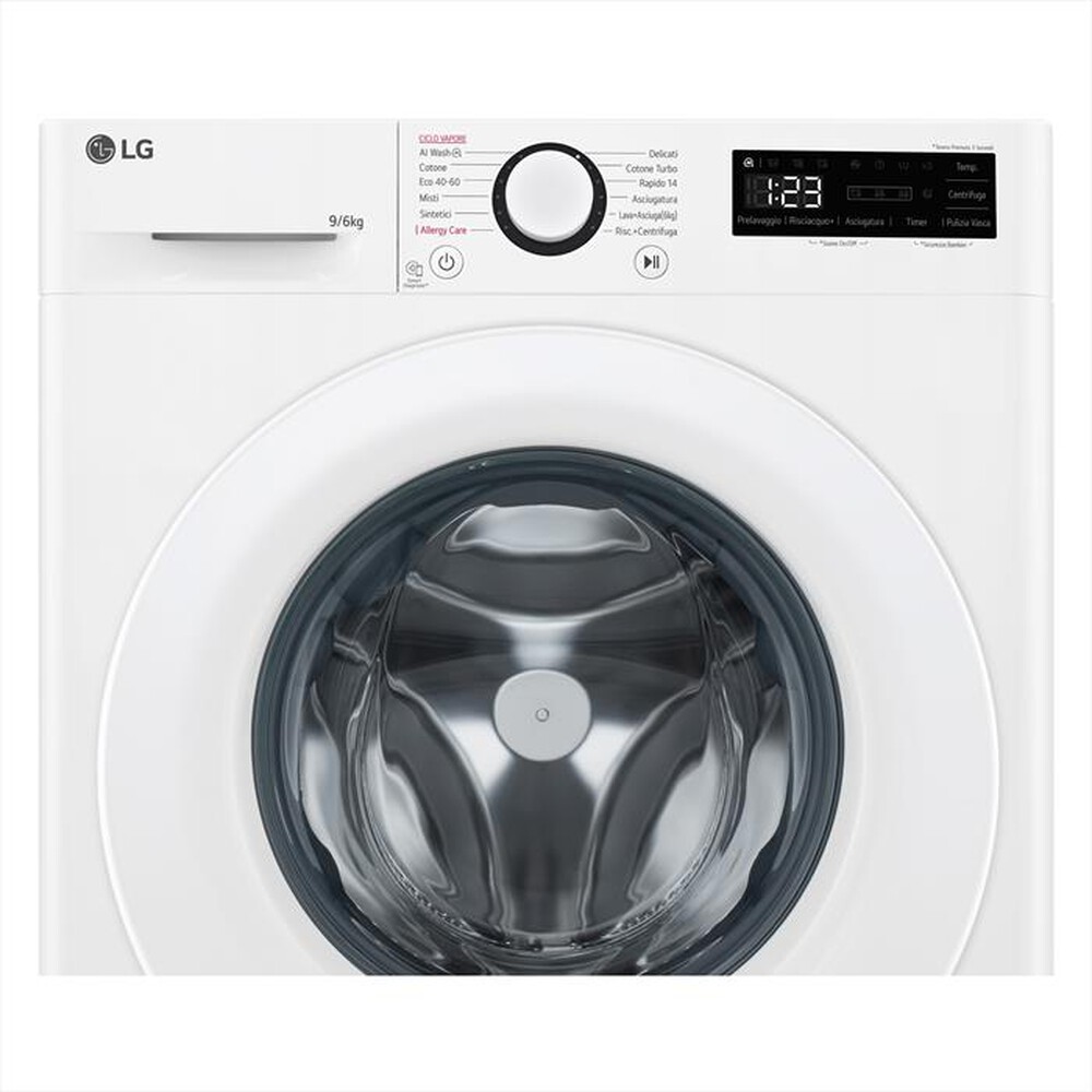 Immagine del prodotto LG - Lavasciuga AI DD D4R3009NSWW 9/6 Kg Classe A-Bianca