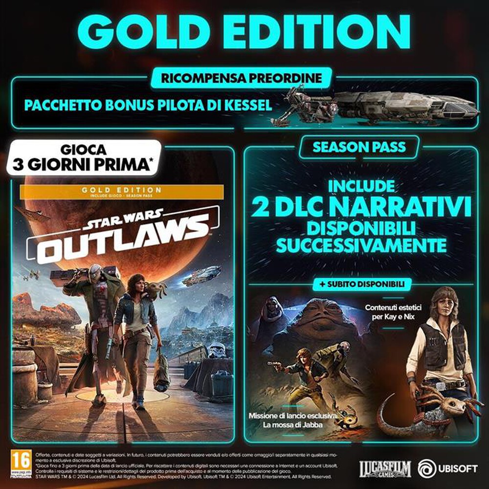 Immagine del prodotto UBISOFT - STAR WARS OUTLAWS GOLD EDITION XSX