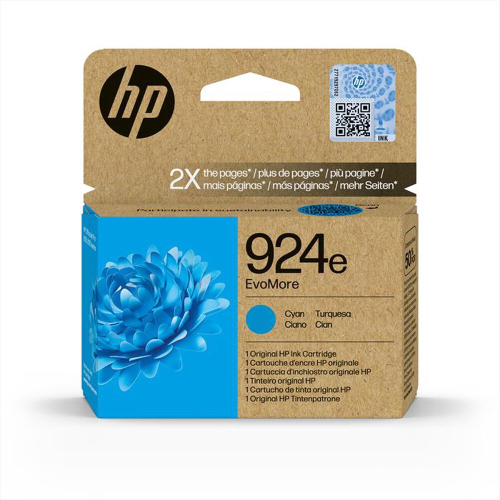 Immagine del prodotto HP - 937E EVO MORE CARTUCCIA DI INCHIOSTRO,CIANO-Ciano
