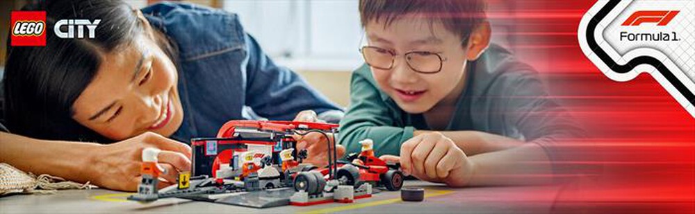 Immagine del prodotto LEGO - CITY F1 Pitstop e meccanici con Ferrari F1&reg; 60443