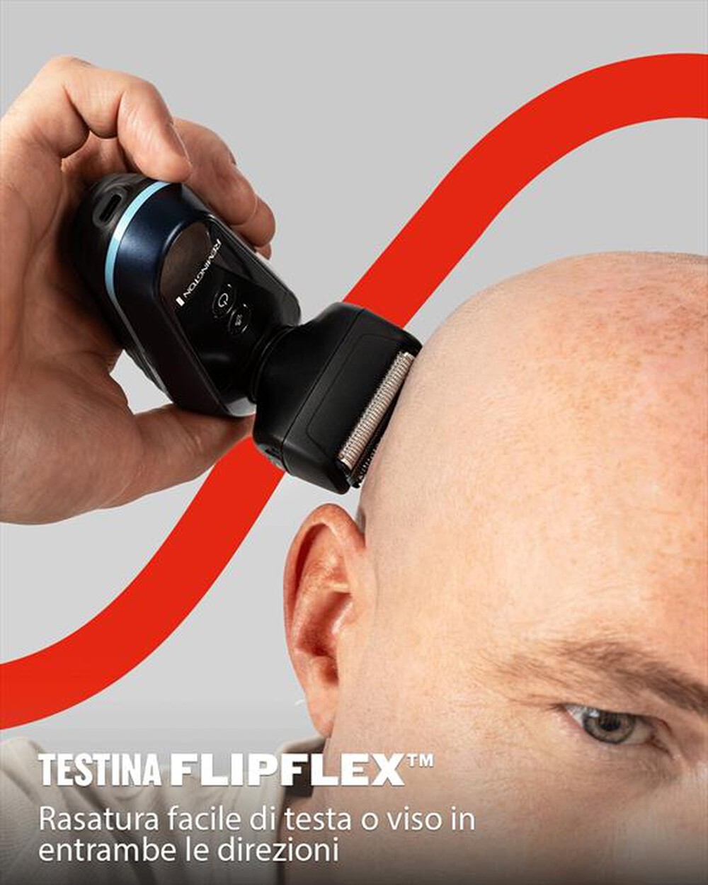 Immagine del prodotto REMINGTON - BALDER Head & Face Rasoio Testa e Viso XF8000-Nero/Blu