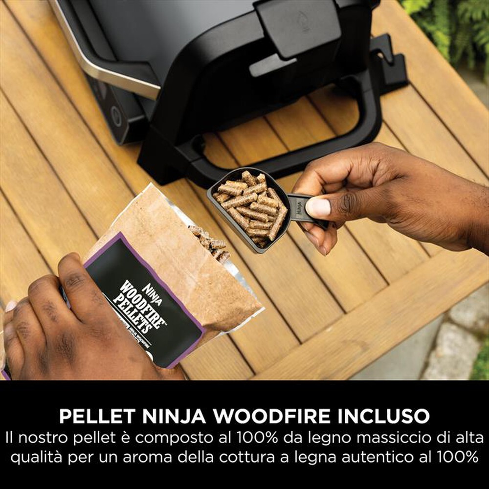 Immagine del prodotto NINJA - BBQ&nbsp;elettrico Woodfire+affumicatore OG701EU-nero