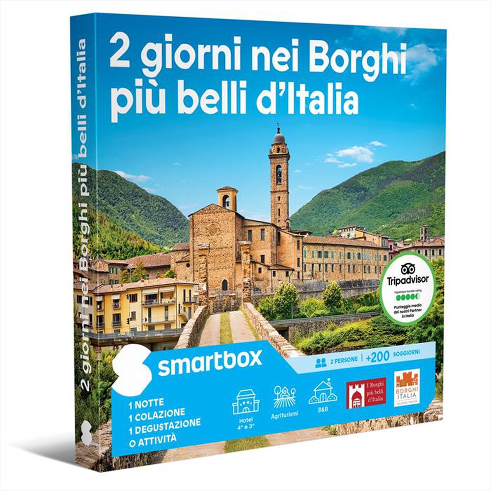 Immagine del prodotto SMARTBOX - 2 GIORNI NEI BORGHI PI&Ugrave; BELLI D'ITALIA-eBox digitale