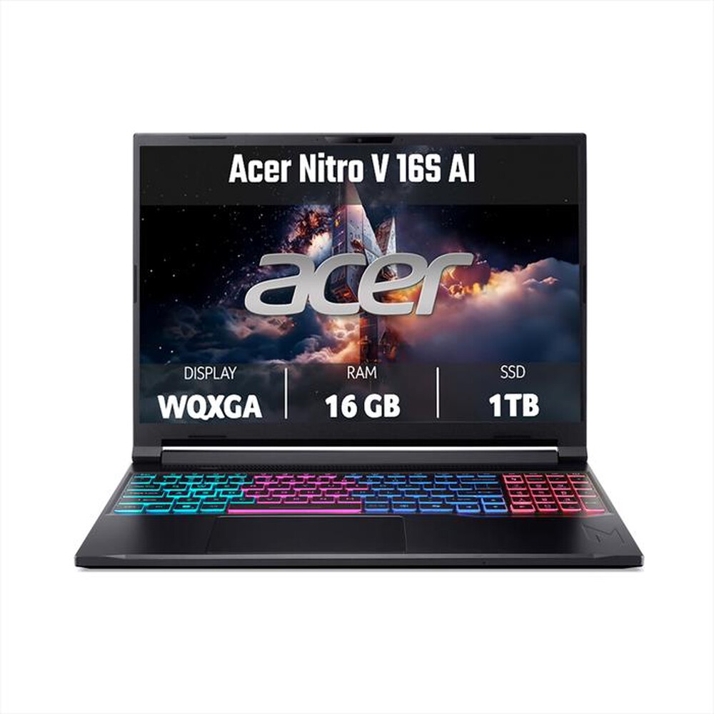 Immagine del prodotto ACER - Notebook gaming NITRO V 16S AI ANV16S-61-R30X 16"-Nero