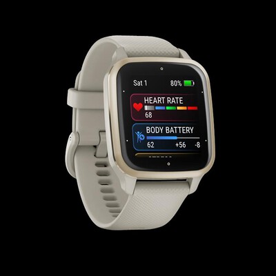 GARMIN - Smartwatch VENU SQ 2, MUSIC,-FRENCH GRAY