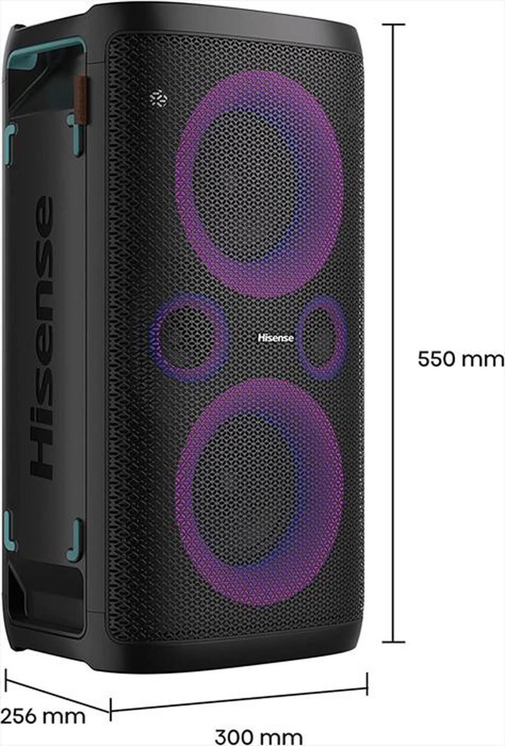 Immagine del prodotto HISENSE - Cassa acustica portatile PARTY ROCKER ONE-Black