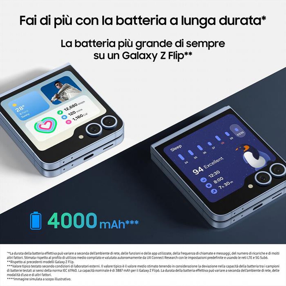 Immagine del prodotto SAMSUNG - Galaxy Z Flip6 12+512GB-Mint