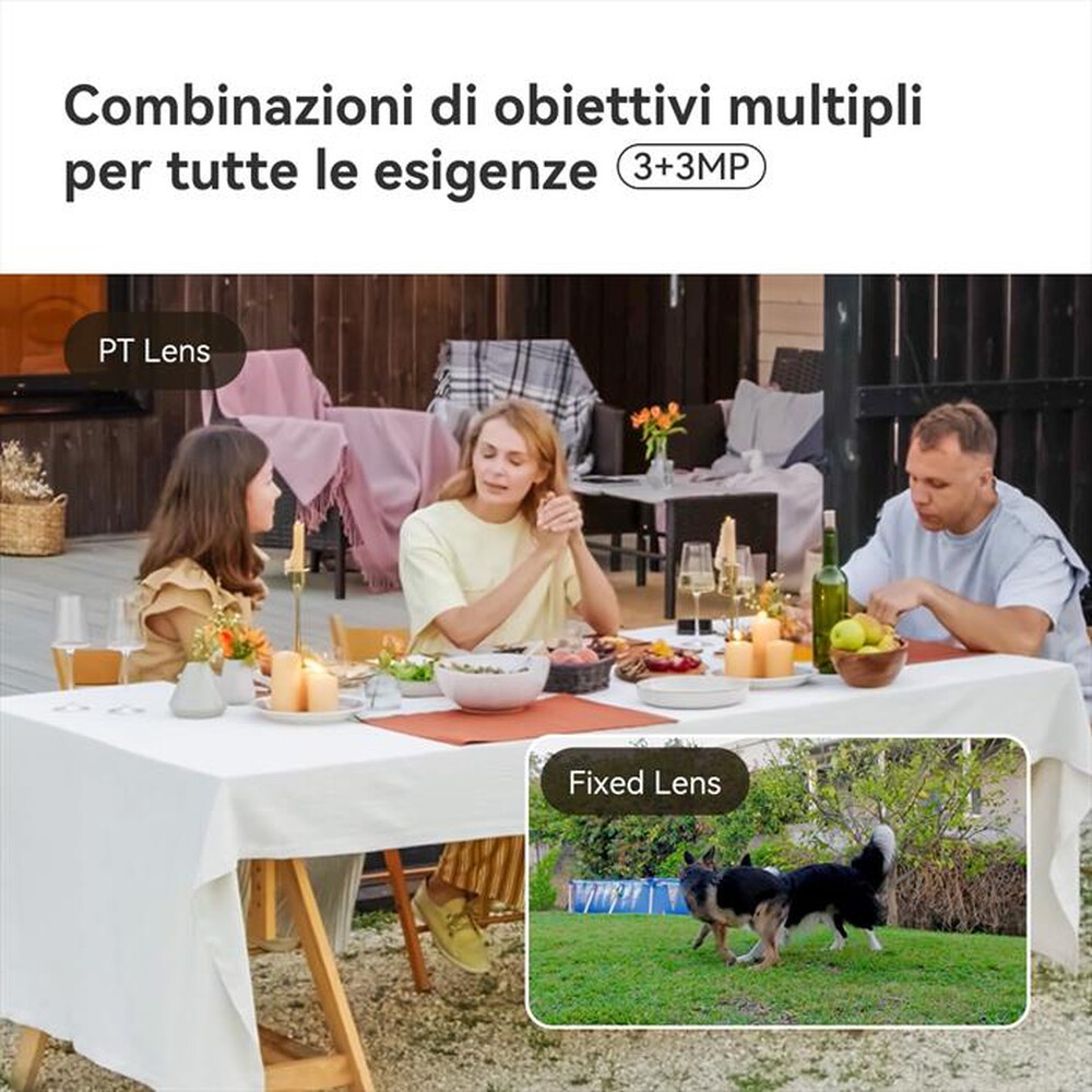 Immagine del prodotto IMOU - Telecamera da esterno CRUISER DUAL 2 6MP-BIANCO