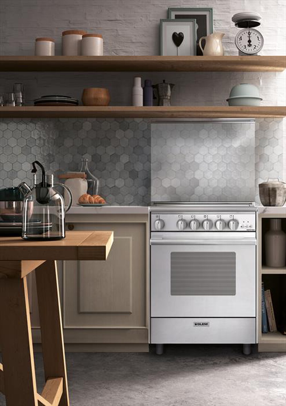 Immagine del prodotto GLEM GAS - Cucina a gas U865VX Classe A-BIANCO