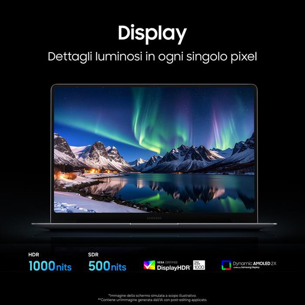 Immagine del prodotto SAMSUNG - Notebook GALAXY BOOK6 PRO 16"-Gray