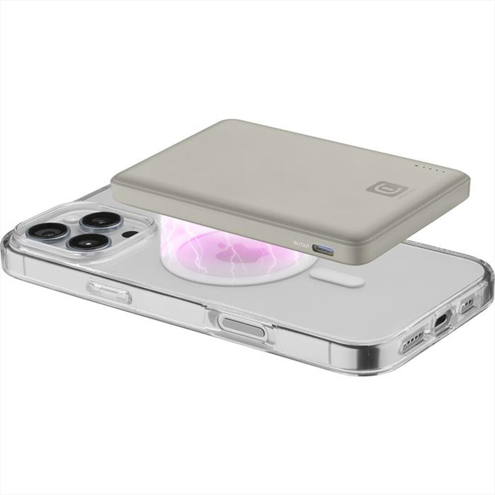 Immagine del prodotto CELLULARLINE - POWER BANK MAGSAFE 5000-Beige