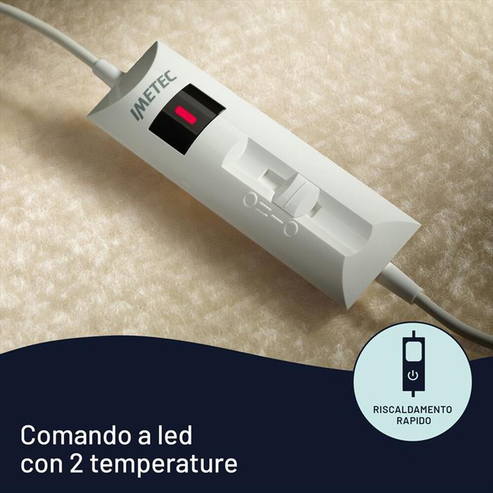 Immagine del prodotto IMETEC - COMFORT 2T 50% LANA E MERINO 150X160-bianco