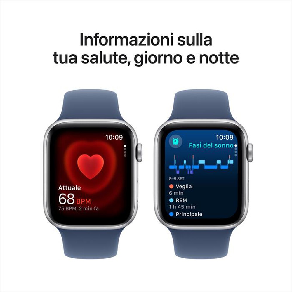 Immagine del prodotto APPLE - Watch SE GPS + Cellular 44mm Cassa Alluminio-Argento Sport Band Denim - M/L
