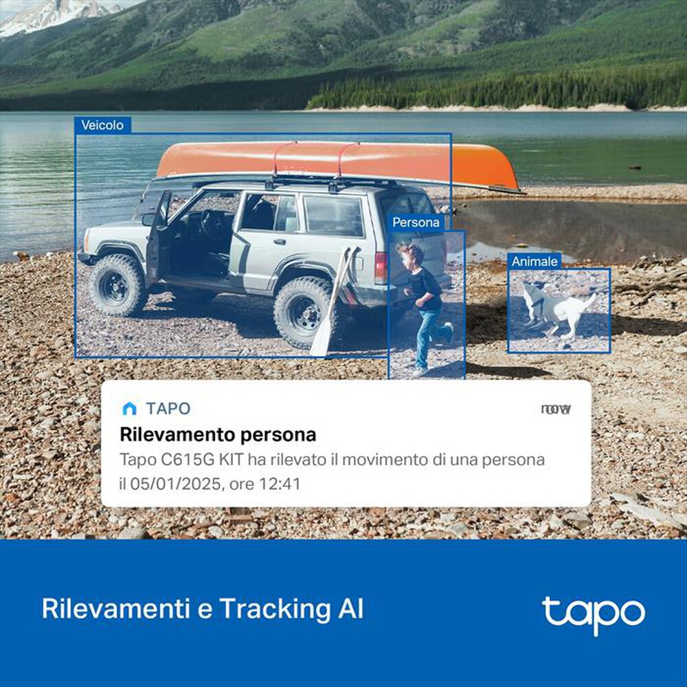 Immagine del prodotto TP-LINK - Telecamera di sorveglianza SOLAR-POWERED PAN/TILT-Bianco