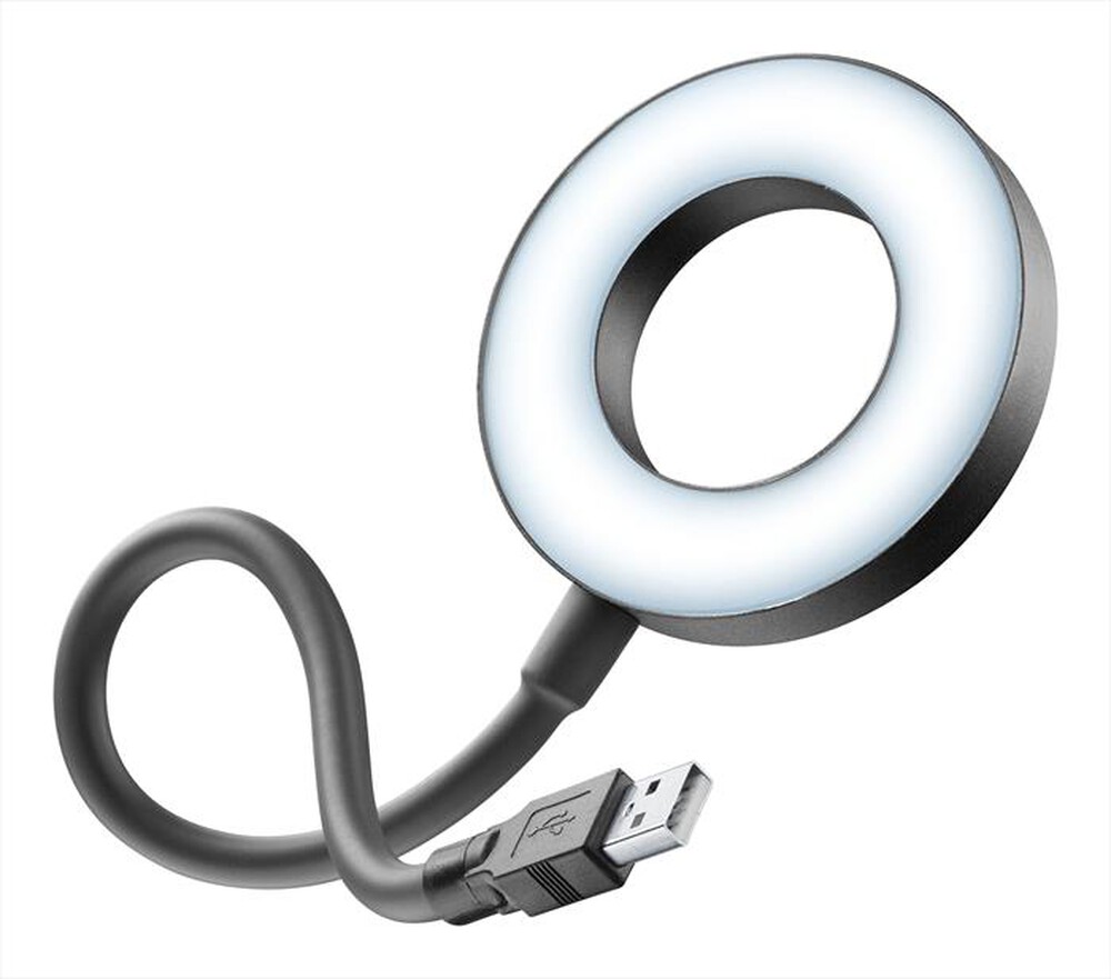 Immagine del prodotto CELLULARLINE - Anello luminoso USB RING LIGHT-Nero