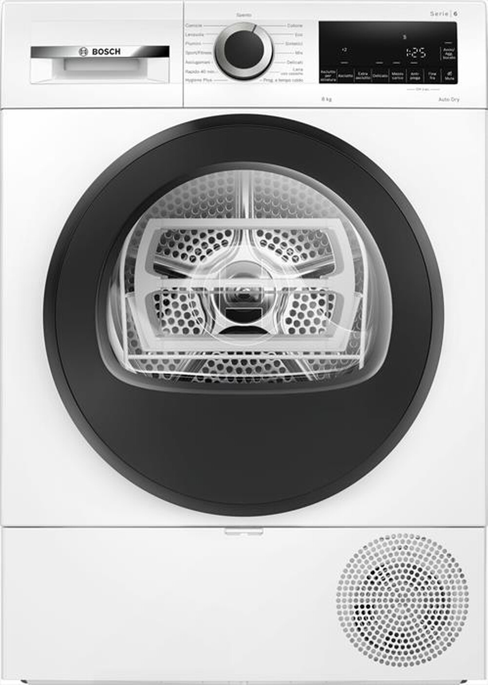 Immagine del prodotto BOSCH - Asciugatrice Serie 6 WQG233D1II 8Kg Classe C-Bianco