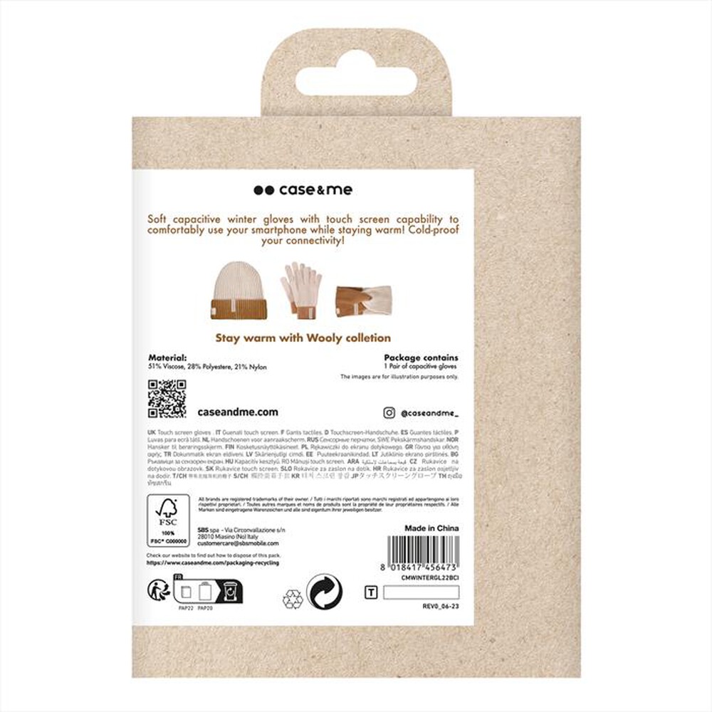 Immagine del prodotto SBS - Guanti touch CMWINTERGL22BCI