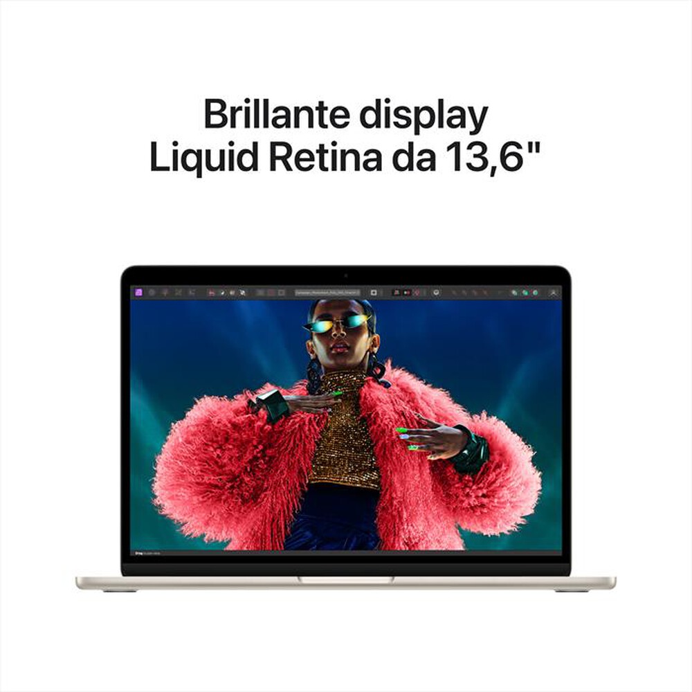 Immagine del prodotto APPLE - MacBook Air 13" M3 Core CPU 8 GPU 10 512GB SSD-Galassia