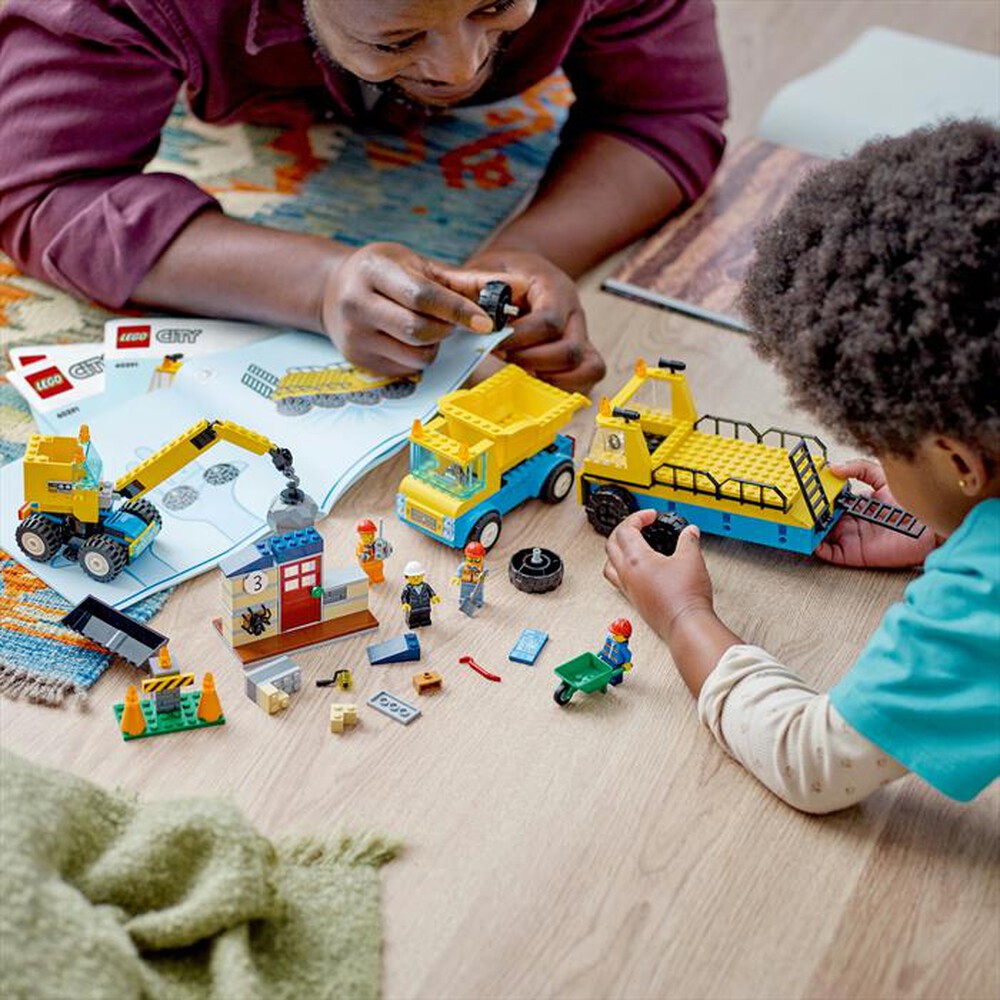 Immagine del prodotto LEGO - CITY GREAT VEHICLES Camion da cantiere e gru 60391