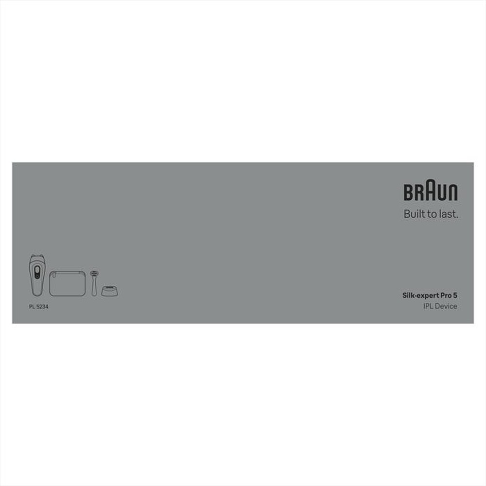 Immagine del prodotto BRAUN - Epilatore a luce pulsata IPL PL5234 BOX EURO-BIANCO