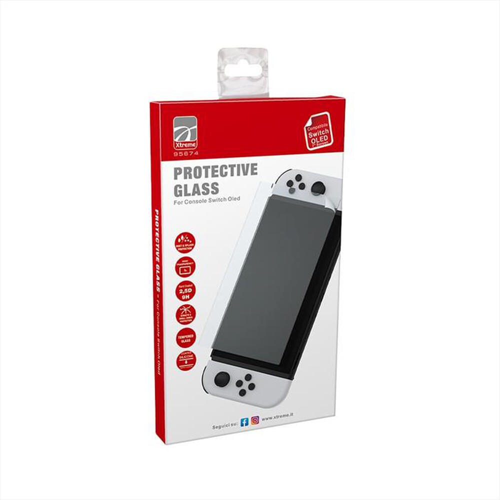 Immagine del prodotto XTREME - PROTECTION GLASS per Nintendo Switch OLED-TRASPARENTE