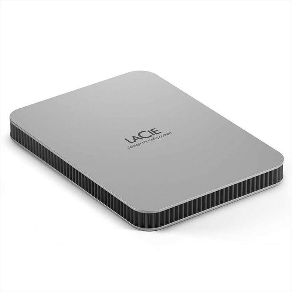 Immagine del prodotto LACIE - Hard disk esterno 4TB MOBILE DRIVE V2 USB-C-Argento lunare